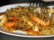 Spaghetti con gli scampi