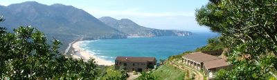 Vista del nostro hotel e del Golfo del Leone